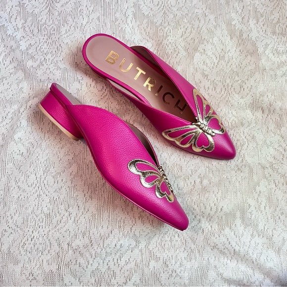Butrich Shoes - NWOT Butrich Mariana Mariposa mule